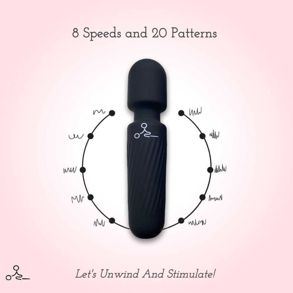 8 Speed Mini Vibrator Wand