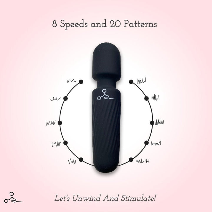 8 Speed Mini Vibrator Wand