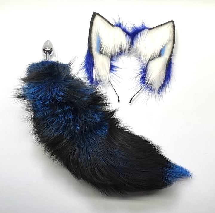 Cobalt Fox 17" Tail Set