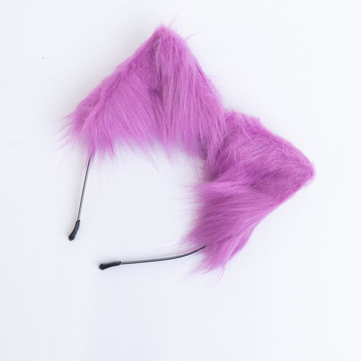 Full Fur Cat Ears purple