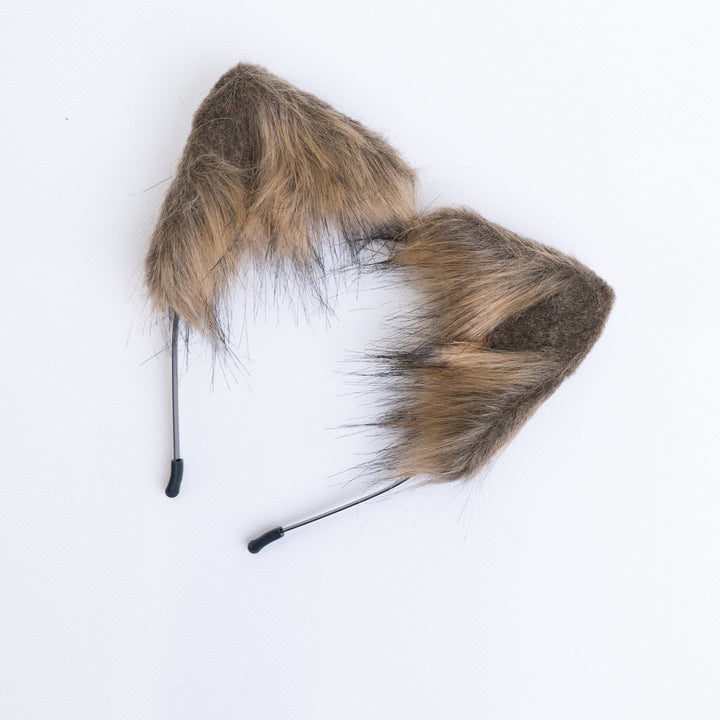 Full Fur Cat Ears brown