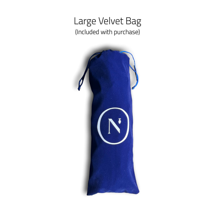 Large velvet storage bag
