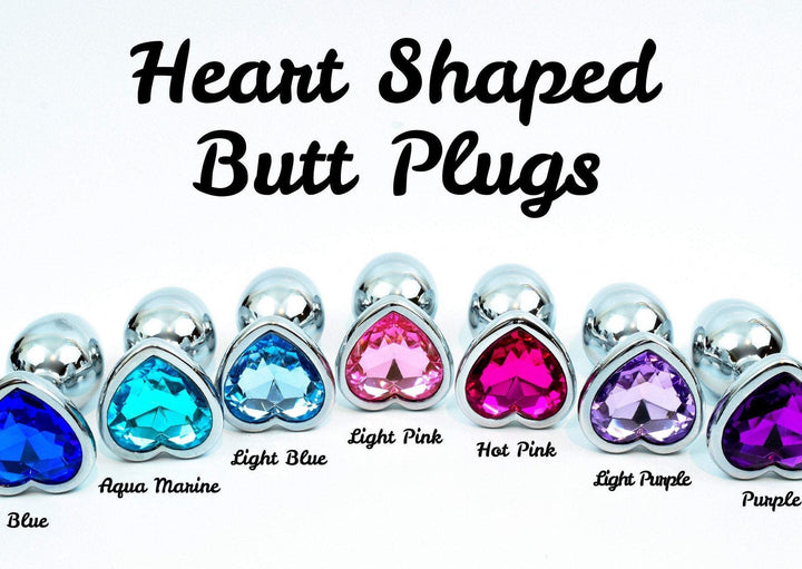 Jewel Heart Butt Plug
