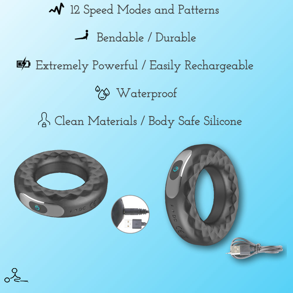 Vibrating Rechargeable Ring