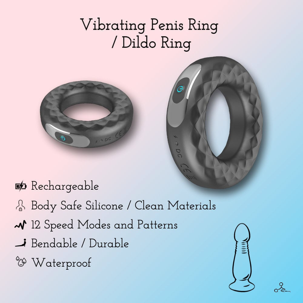 Vibrating Rechargeable Ring Indulge Vibrating Rechargeable Ring Indulge