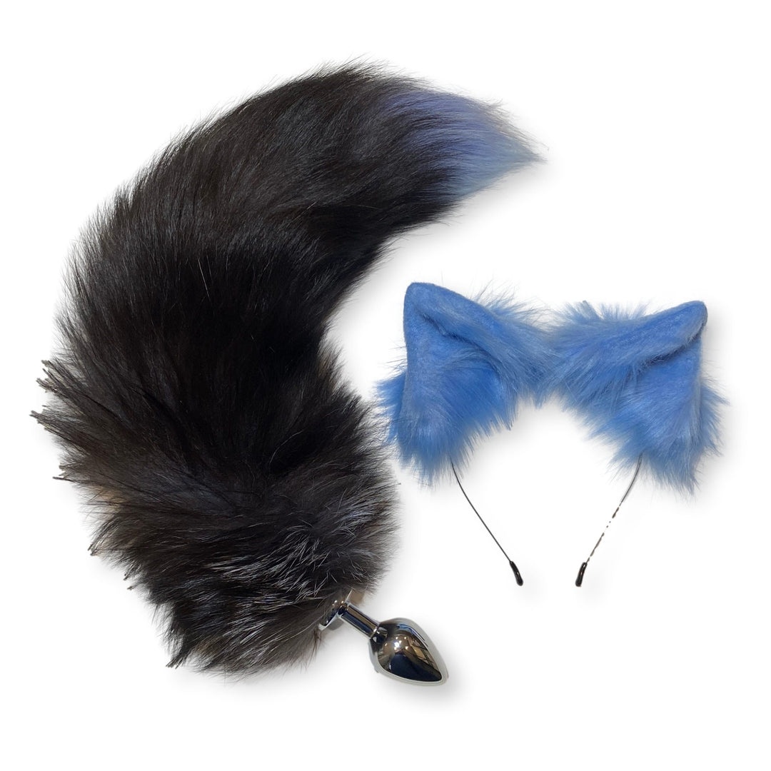 Real Fur Sky Tip 17" Tail Set
