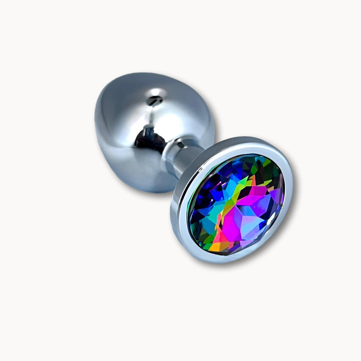 Multicolor Glass Jewelry Butt plug