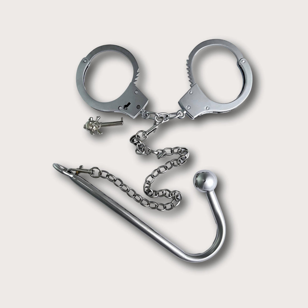 ANAL HOOK HANDCUFF SET | BDSM Sex Toy Indulge ANAL HOOK HANDCUFF SET | BDSM Sex Toy Indulge