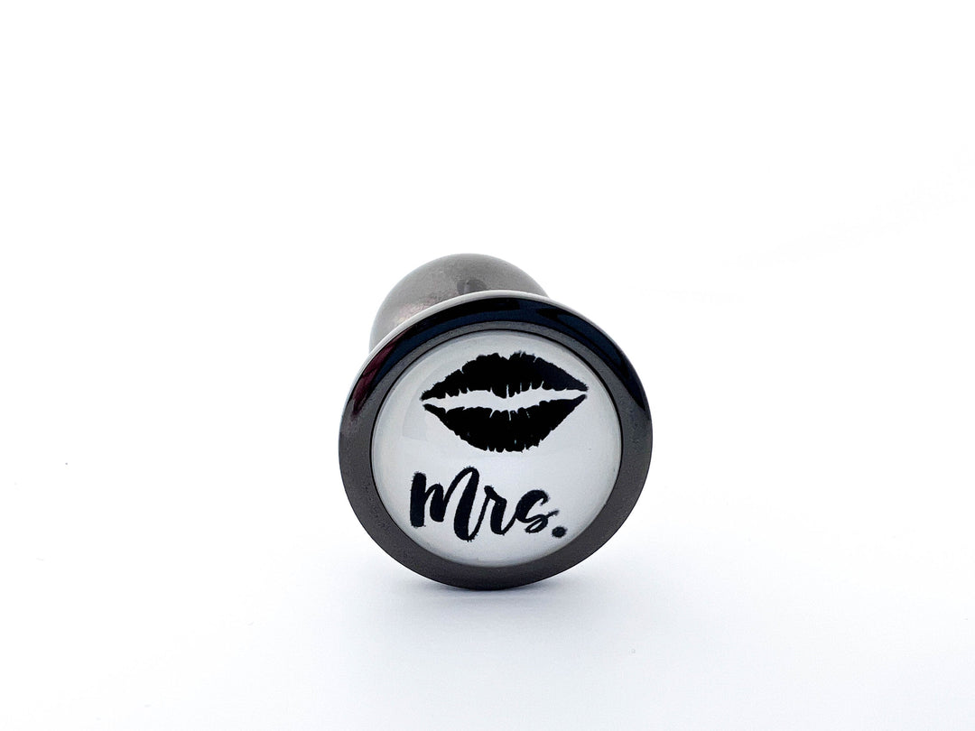 His or Hers Butt Plugs Featuring a Mustache or Sexy Lips Anal Plug Beginner Anal Toy LGBTQ Gift Bachelor Bachelorette Present